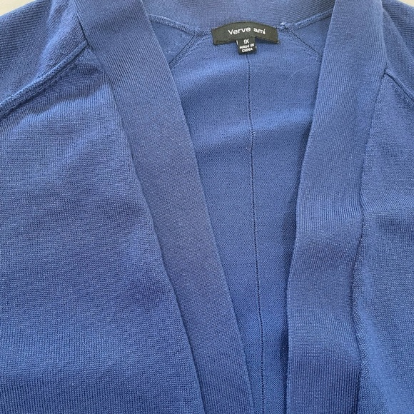 Verve Ami Navy Blue Cardigan - Picture 3 of 16